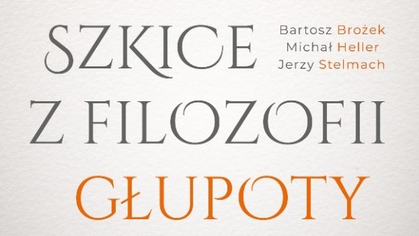 "Szkice z filozofii głupoty", fragment okładki książki