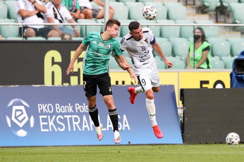 Pilka nozna. PKO Ekstraklasa. Legia Warszawa - Pogon Szczecin. 19.07.2020