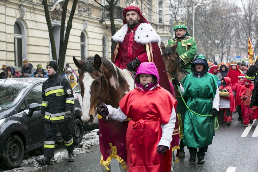 Orszak Trzech Króli przeszedł ulicami Katowic