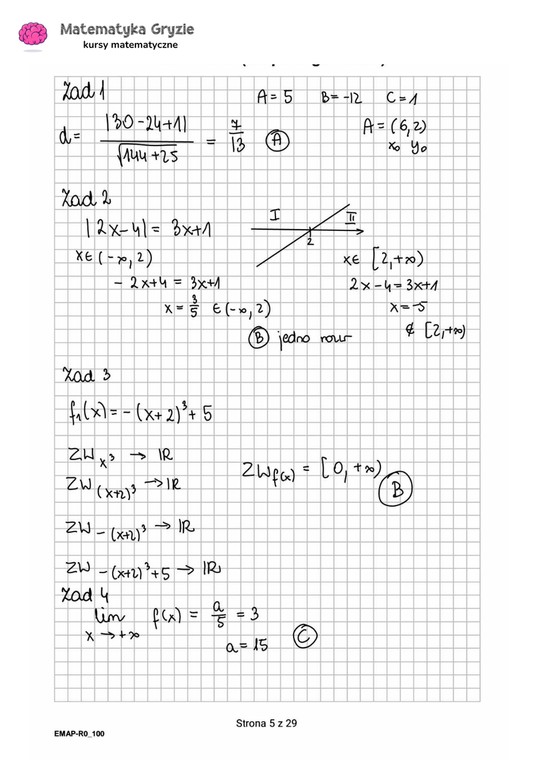 Matura 2024. Matematyka - poziom rozszerzony [ARKUSZE CKE i ODPOWIEDZI]