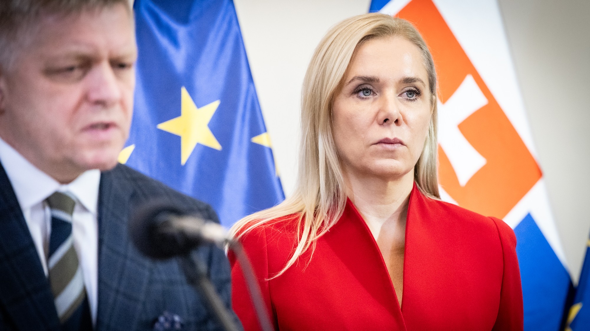 Denisa Saková a Robert Fico