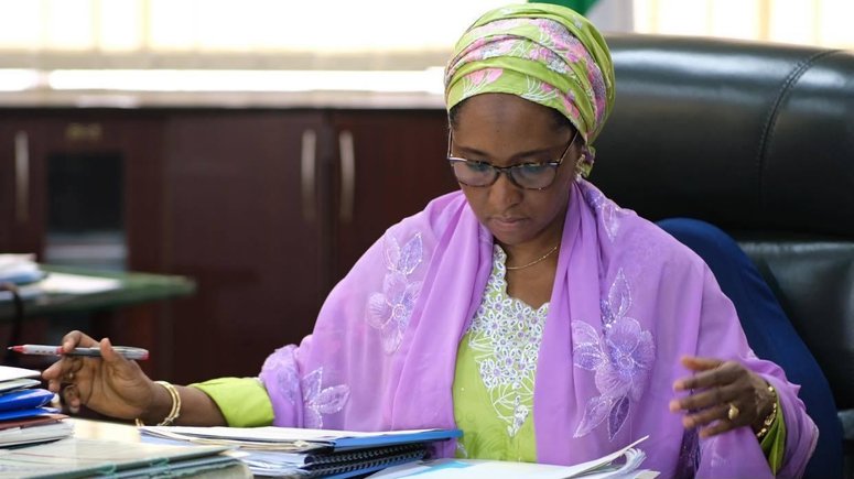 Minister of Finance, Zainab Ahmed. [Twitter/@NGRPresident]