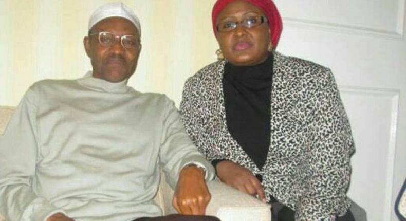 President Buhari and the First Lady, Aisha Buhari