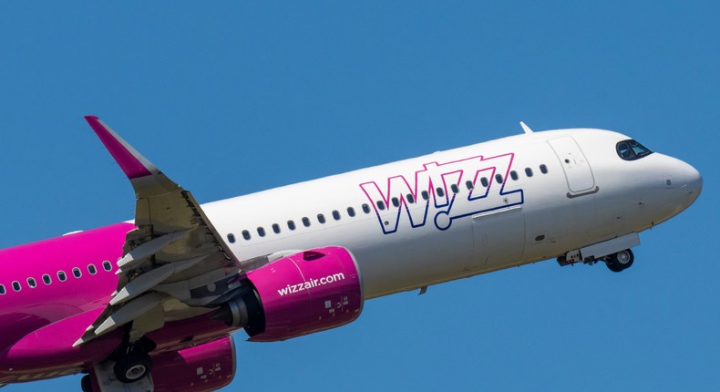 An Airbus A321neo operated by Wizz Air.Nicolas Economou/NurPhoto via Getty Images