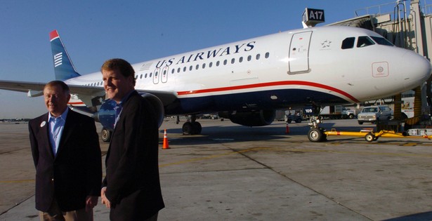 Airbus 320 amerykańskich linii US Airways. Fot. Bloomberg