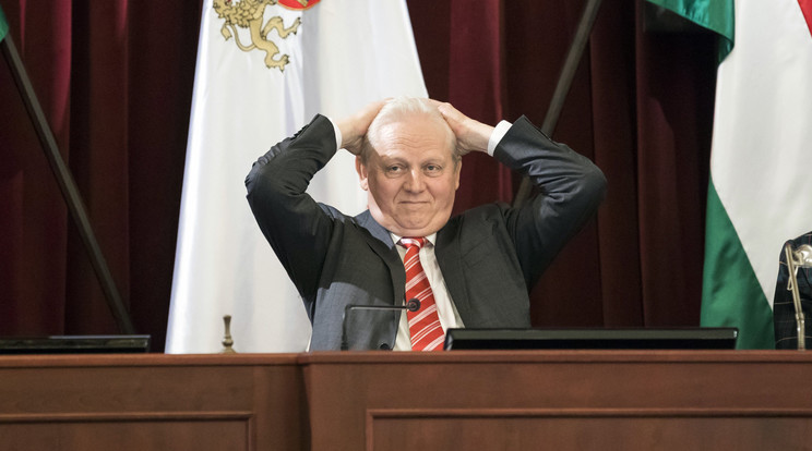 Ellentüntetők és szimpatizánsok között foghatta a fejét Tarlós István főpolgármester, végül azonban megszületett a végső döntés gátügyben /Fotó: MTI