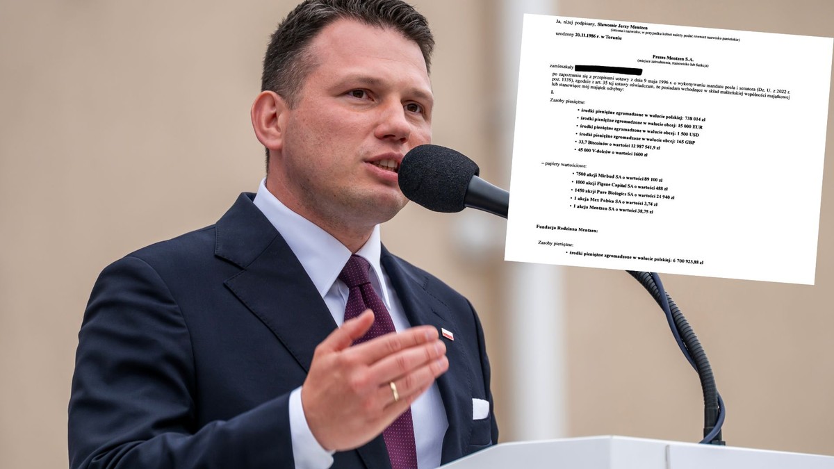 Tyle przez rok dorobił się Sławomir Mentzen. Kwoty w dziesiątkach milionów złotych