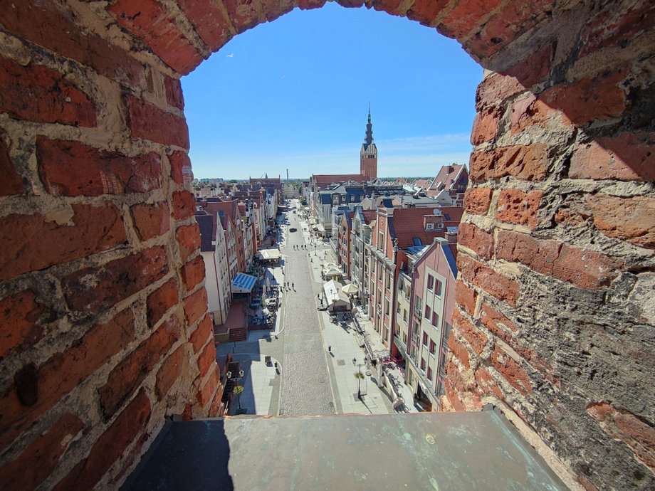 Widok na zabytkowe centrum Elbląga