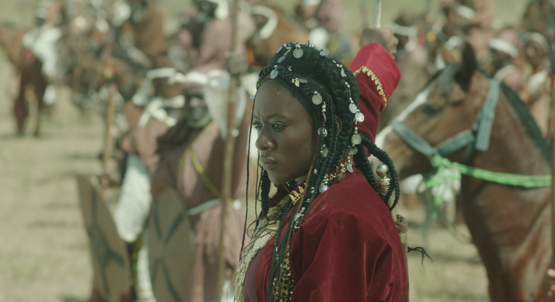 Lucy Ameh stars in the lead role as Queen Amina [JudithAudusblog]