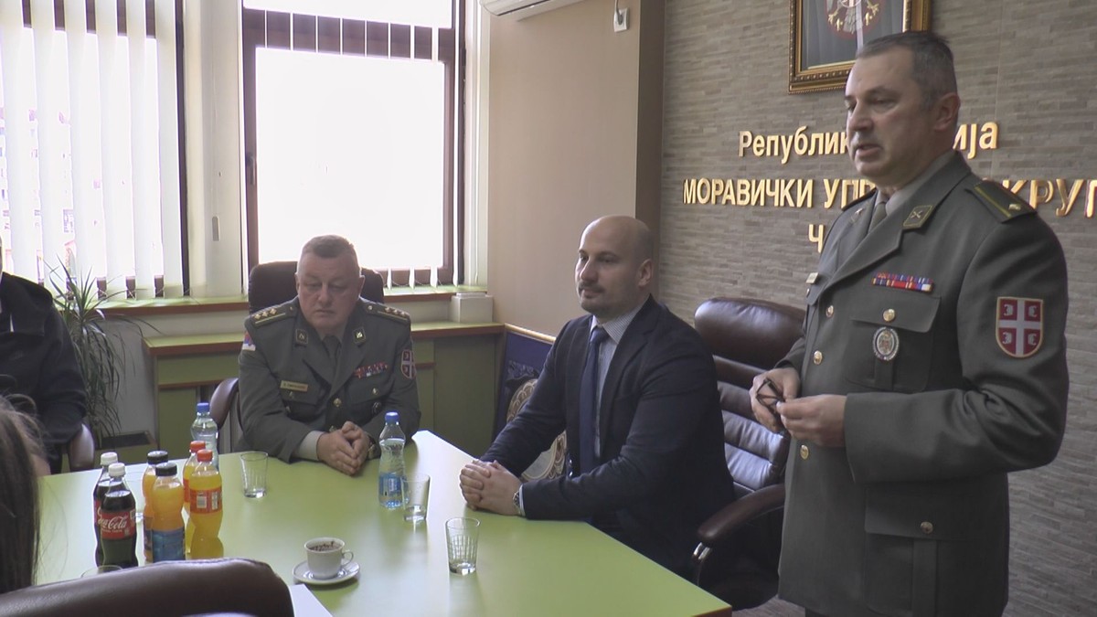 Čačak - novi dobrovoljci za služenje vojnog roka