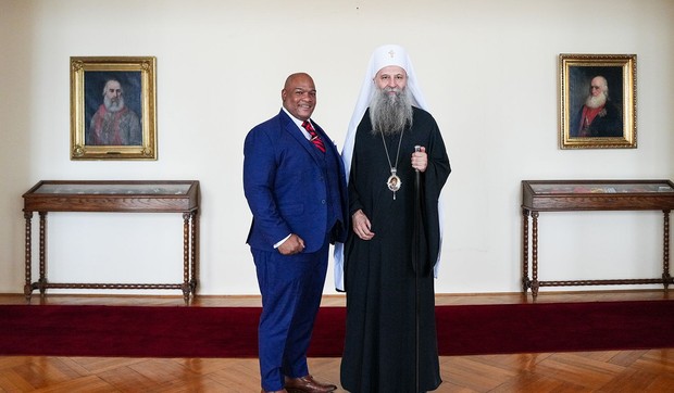 Patrijarh Porfirije i pastor Berns