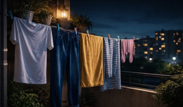 Sušenje veša noću