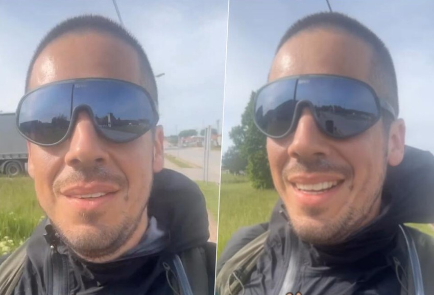 Nikola Rokvić na putu za Grčku