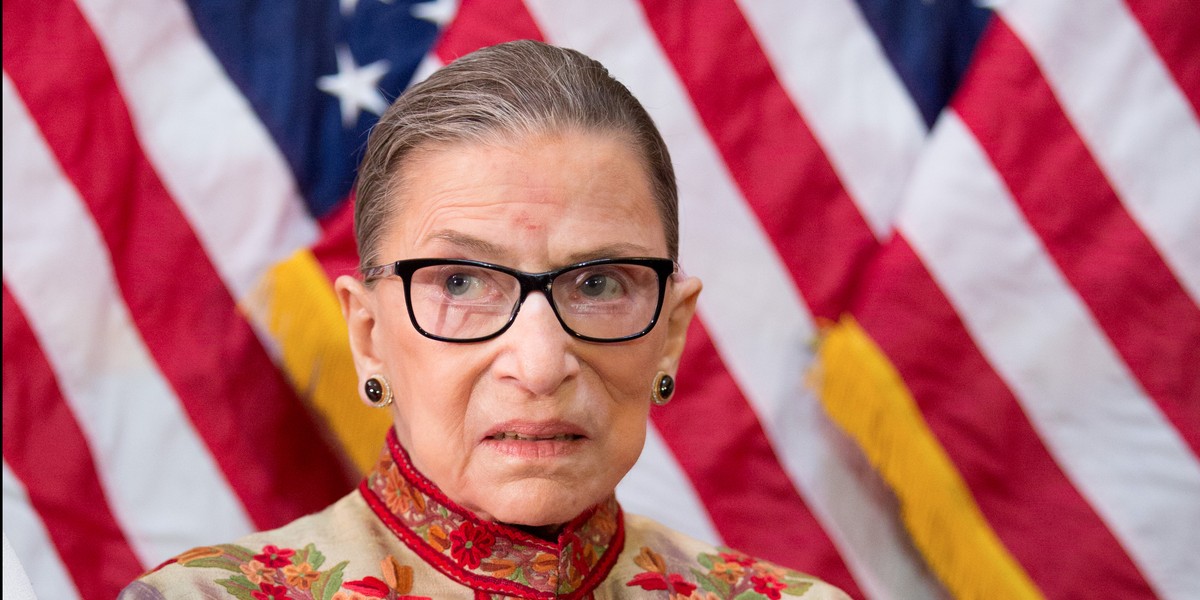 Ruth Bader Ginsburg.