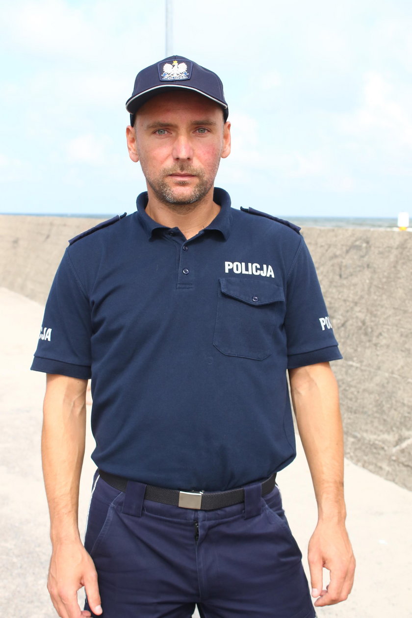Policjant z Łeby o akcji ratunkowej