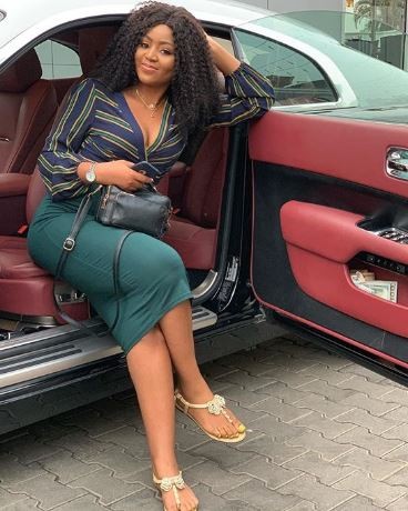 The proud owner of a Brabus went on to caption the photos with a quote announcing the arrival of her new baby [Instagram/ReginaDaniels]
