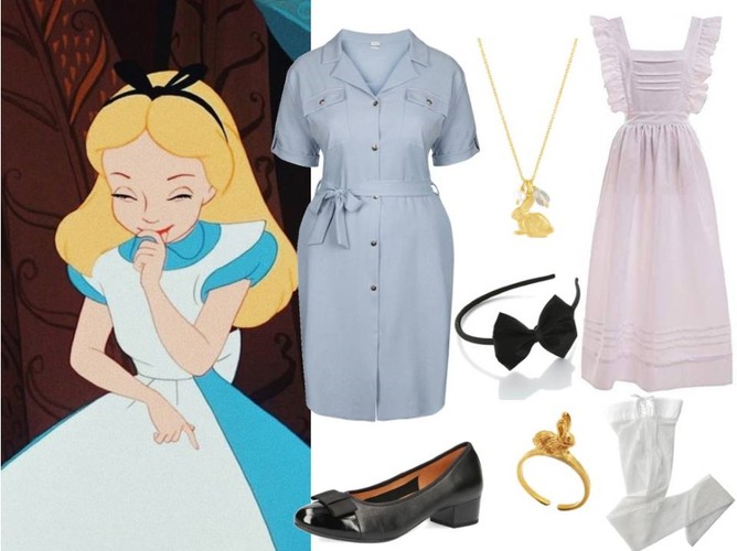 STYLIZACJE na Halloween: sukienka - Grandio/grandio.pl, buty - Caprice/caprice.pl, pozostałe dodatki - TK MAXX