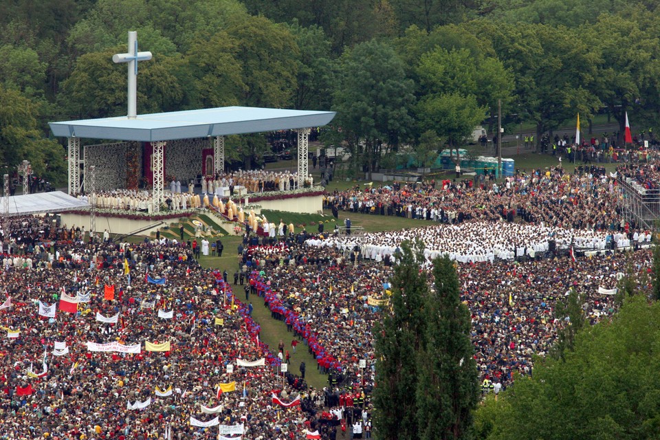 Msza św. na Błoniach w Krakowie