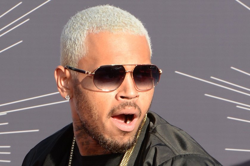 Chris Brown w sierpniu 2014 roku na MTV Music Awards