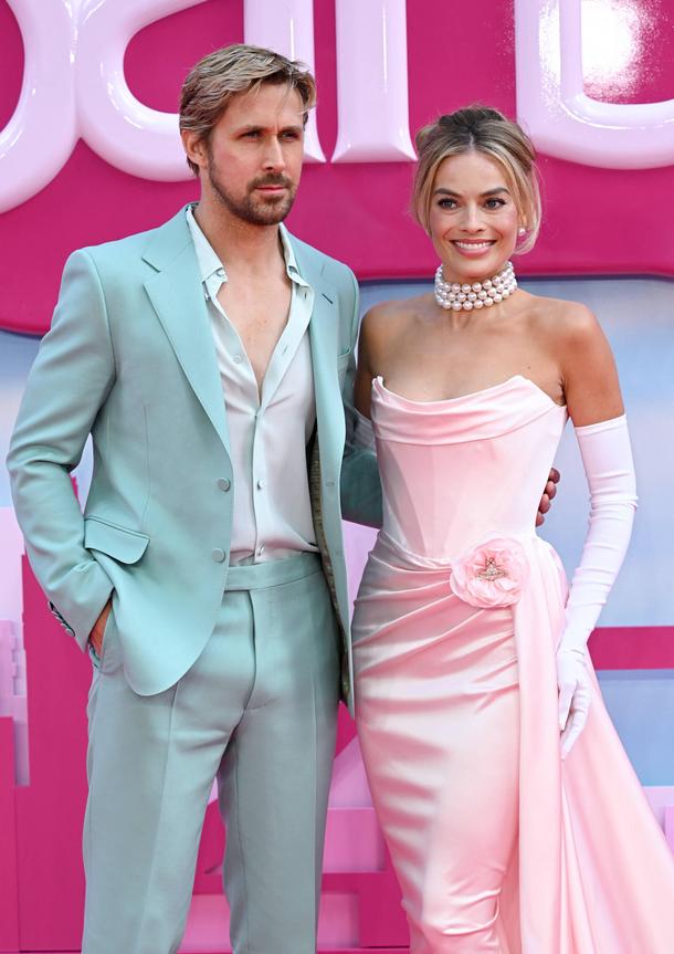 Ryan Gosling i Margot Robbie na premierze filmu Barbie