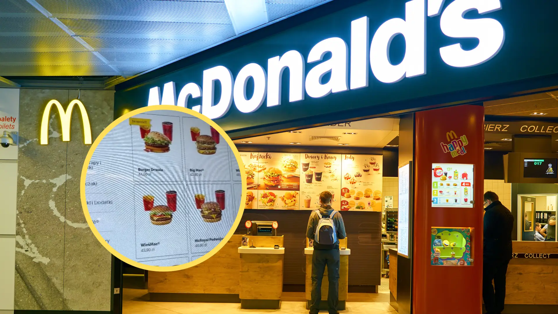 Pokazała cenę za Burgera Drwala w McDonald's na lotnisku. Internauci w szoku