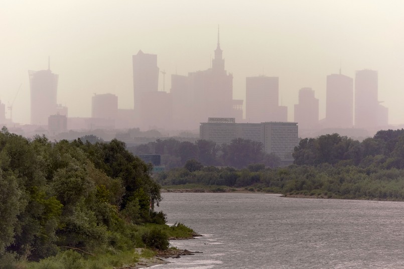 Wisła, drapacze chmur, Warszawa