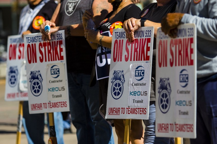 Radnici Keolisa u štrajku u Rinu
