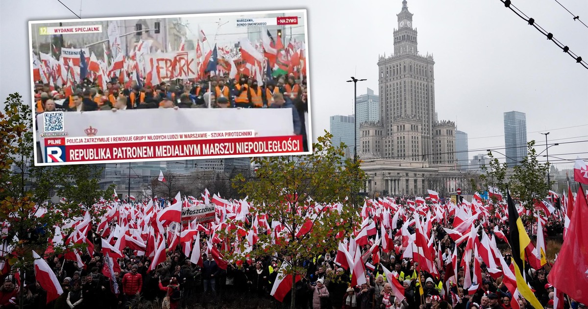 Wpadka reportera Republiki na żywo. Widzowie wszystko usłyszeli