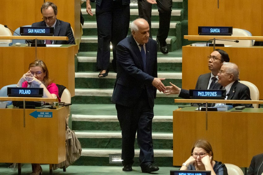 Rijad Mansur na 79. zasedanju GS UN 10. septembra