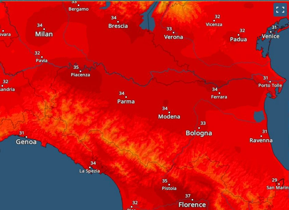 Italija na udaru toplotnog talasa