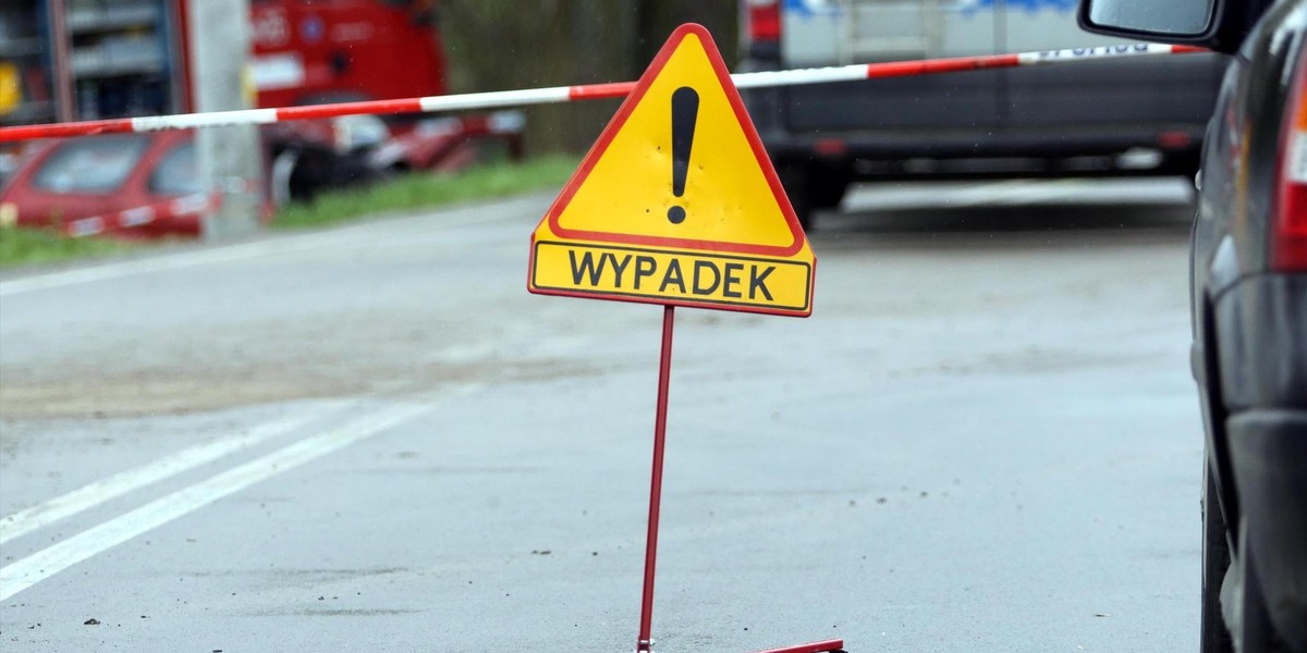 Groźny wypadek na dk 12. Ranne dzieci!