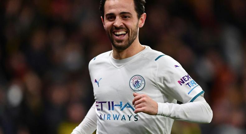 Bernardo Silva scored twice as Manchester City beat Watford 3-1 Creator: Ben STANSALL