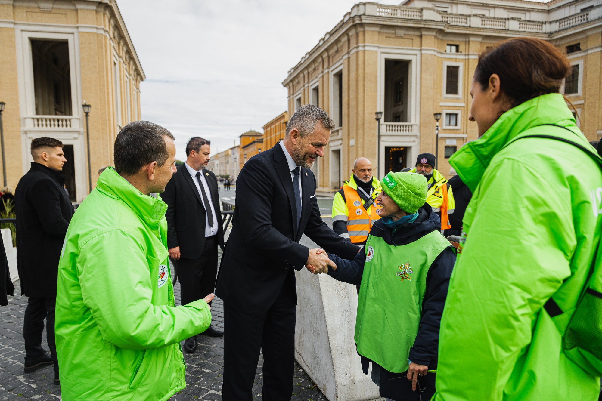 Prezident Peter Pellegrini na návšteve u pápeža.