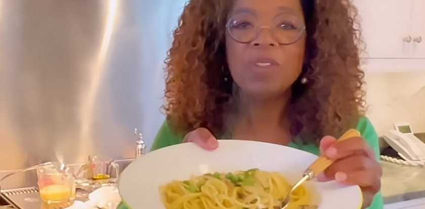 Cytrynowy makaron Oprah Winfrey zawiera tajny składnik. Dzięki niemu jest mniej kaloryczny