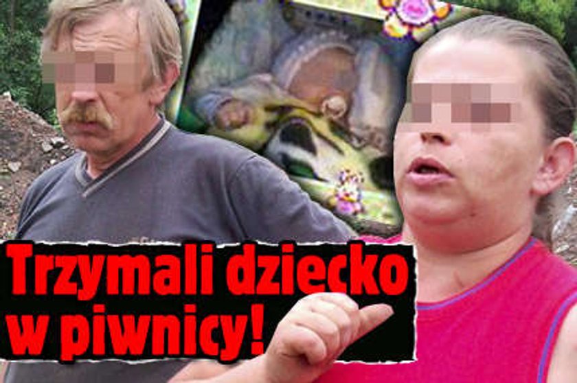 Trzymali dziecko w piwnicy!