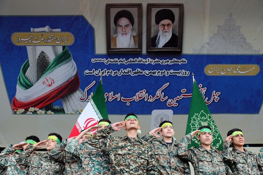 Pripadnici Basidža tokom proslave 47. godišnjice Islamske revolucije u Teheranu 11. februara jpg