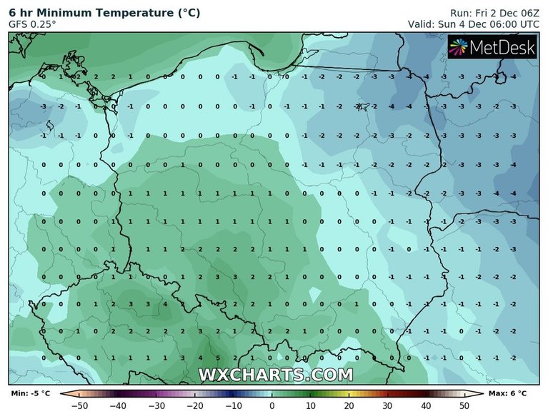 Miejscami nawet w nocy temperatura nie spadnie poniżej 0 st. C