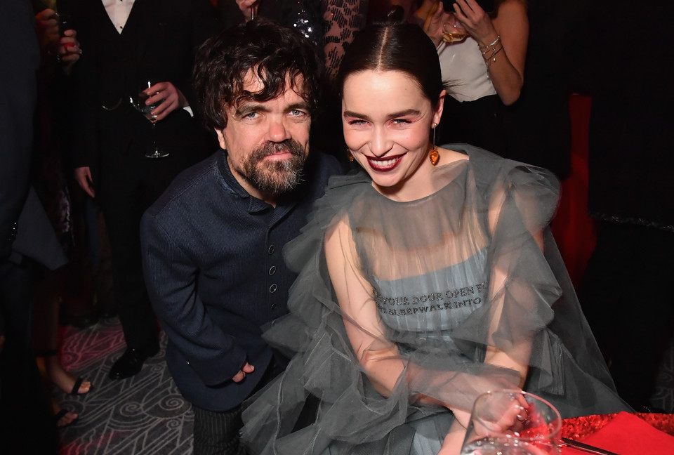 Peter Dinklage (Tyrion Lannister) i Emilia Clarke  (Daenerys Targaryen)