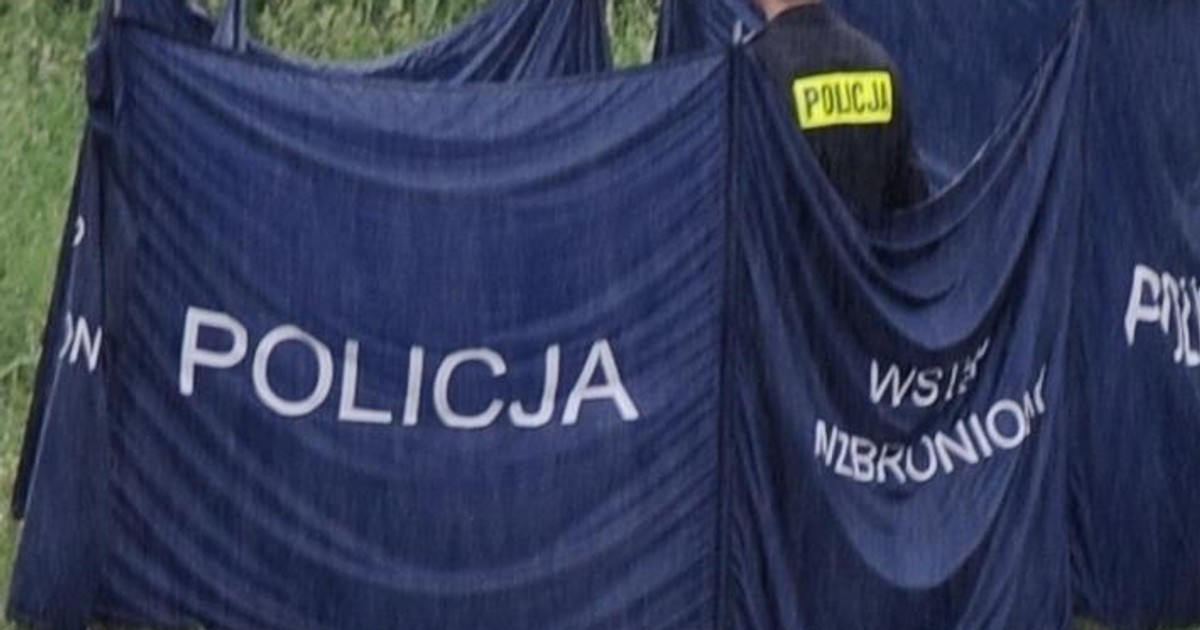 Ciało w stawie w Kociewii Dużej