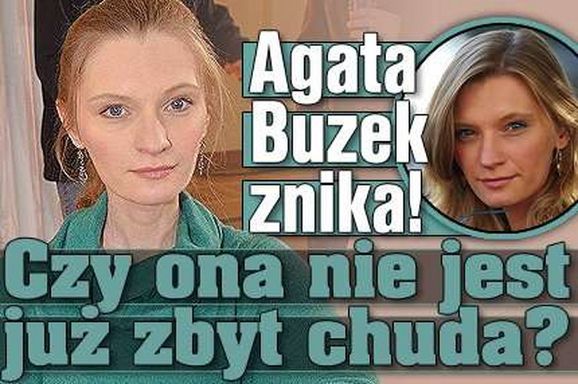 Agata Buzek znika! Czy ona nie jest już zbyt chuda?