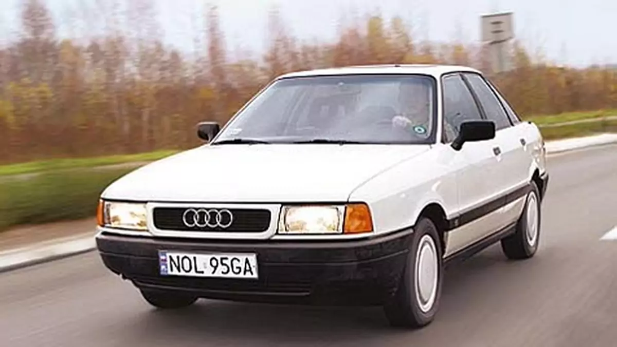Audi 80 - ...a on jeździ i jeździ