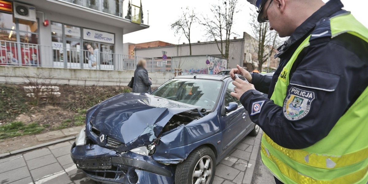 Wypadek w Zielonej Górze