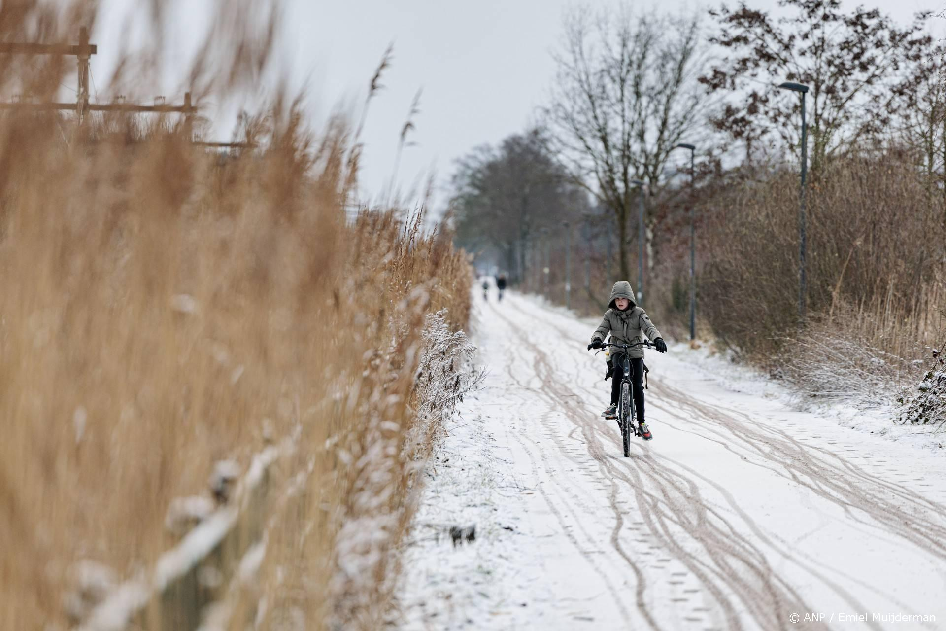 Het KNMI geeft code geel: 2-5 cm sneeuw in het noorden, mogelijk tot 8 cm