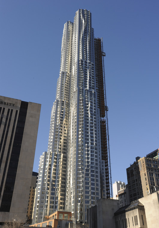 Beekman Tower: najwyższy apartamentowiec w Nowym Jorku projektu Franka Gehry'ego