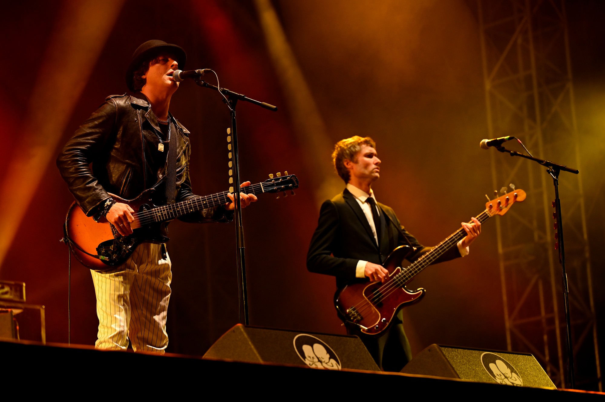Skupiny The Libertines  počas druhého večera letného festivalu Pohoda