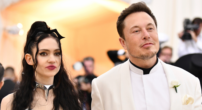 elon musk grimes dating met gala