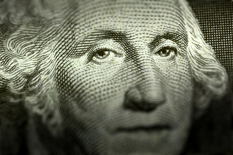 Jerzy Waszyngton, dolar