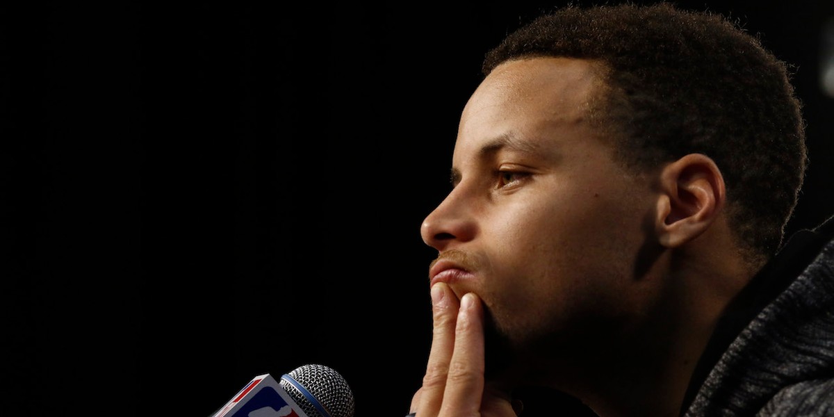 Stephen Curry is struggling, and a report says he's only '70 percent at best'