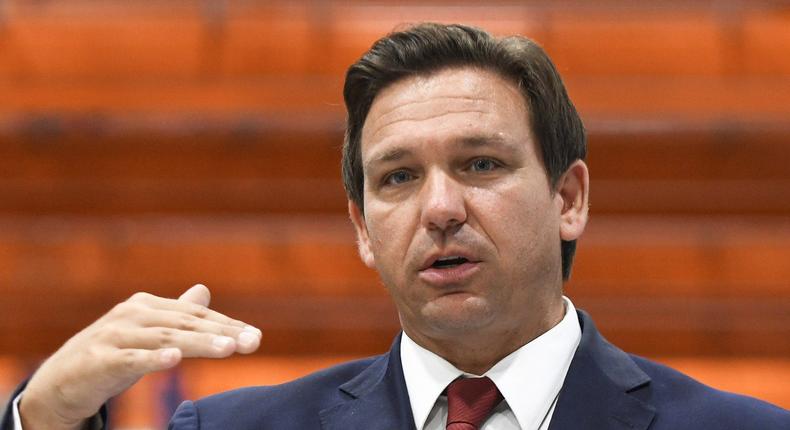 Florida Gov. Ron DeSantis.
