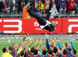 Zobacz, jak piłkarze Barcelony cieszyli się z wygrania Ligi Mistrzów